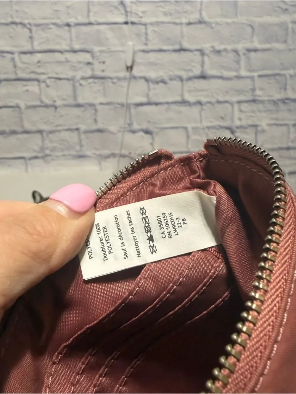 Lululemon Curved Wristlet Brier Rose